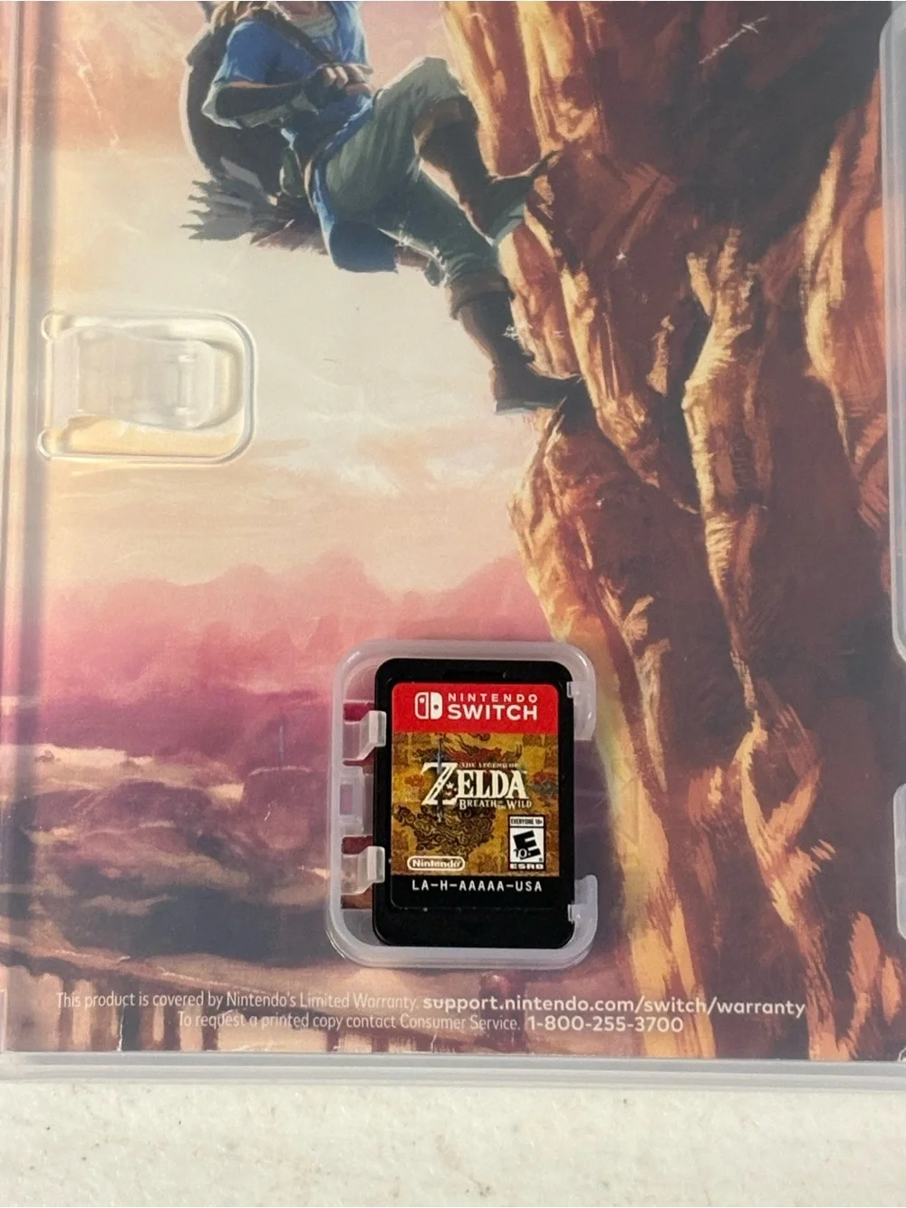 Nintendo Switch The Legend of Zelda Breath Of The Wild game